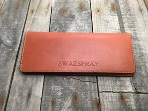 Funda de chequera Soporte de billetera personalizado Cartera de cuero genuino delgada de piel de vaca personalizada desgastada 2017 - Product Image 2