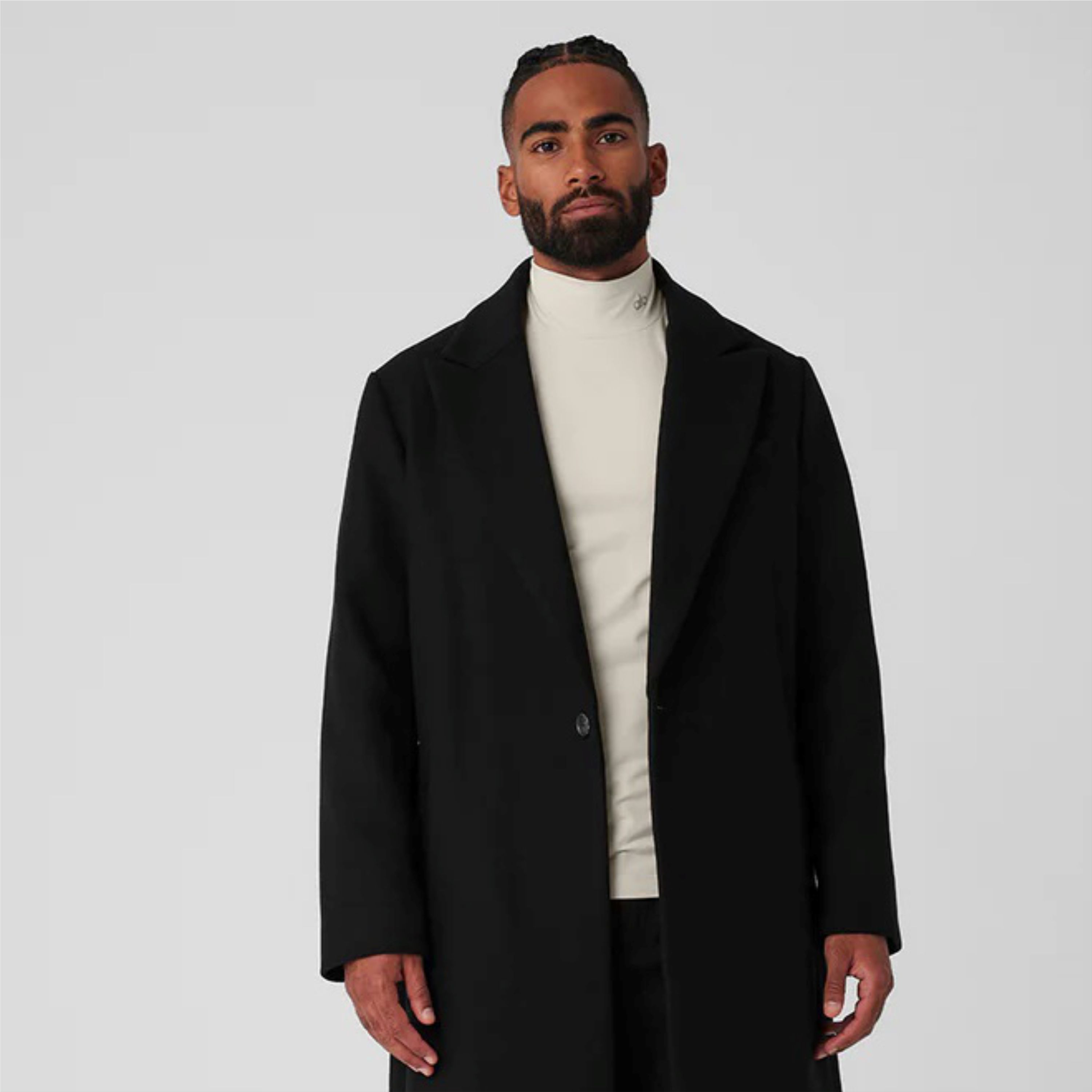 Postural Coat Knee Length Military Coat Elegant Formal Coat Design