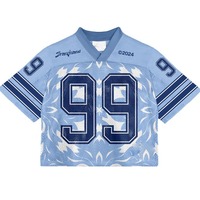 Camiseta de Fútbol de Malla Sublimada Personalizada con Estampado Gráfico, Cuello en V, Manga Corta, Unisex, Talla Adulto, Ropa Deportiva Transpirable de Poliéster