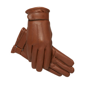 Servicio de calidad superior Guantes de cuero para montar a caballo Logotipo personalizado Montar transpirable - Product Image 3