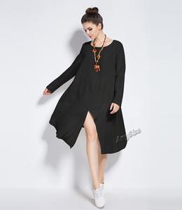 Vestido de verano de lino y algodón con cuello Halter para mujer, minivestido de noche lavable suelto informal verde con diseño hueco sin espalda - Product Image 4