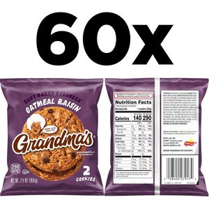 Galletas de Avena con Pasas de la Abuela, 2.5 Onzas (Paquete de 60) - Product Image 6