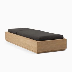Teca de madera moderna estilo americano Villa balcón piscina chaise patio muebles de exterior jardín tumbonas - Product Image 5