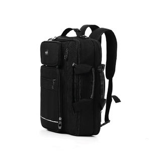 NATOLI BST Classic Unisex B17 Mochila negra básica multifuncional con cremallera Forro de poliéster suave para uso escolar HKK - Product Image 5