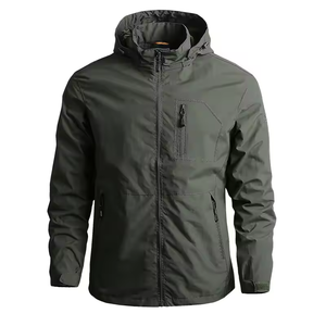Veste polaire ample en gros d'usine pour hommes en plein air hiver personnalisé chaud confortable veste zippée pour la randonnée escalade - Product Image 2