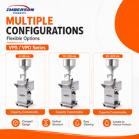 Máquina Semiautomática Vertical de Pistón para Pastas Viscosas 100-300mL para Crema, Ungüento, Gel, Salsa, Miel, Bebidas, Cerveza con Motor PLC