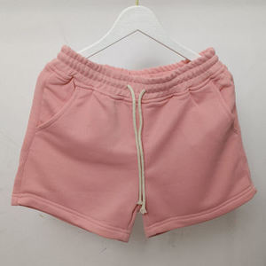 Logo personnalisé Short pour femme en coton polaire Fitness Short de course respirant avec cordon de serrage à la taille avec poches Short surdimensionné décontracté - Product Image 4