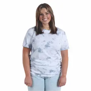 Unisex Streetwear Huiya Groothandel T-Shirt Print Multi Color Tie Dye Mannen Grey Jurk Pak-Ts Ace T & D T Shirts