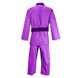Tenue de judo en coton extensible 100% avec logo frontal pour la préparation aux compétitions et le développement des compétences en arts martiaux - Product Image 4