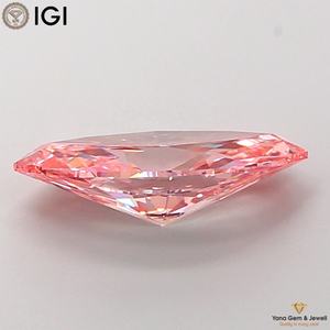เพชรทรงมาร์คีส์ 3.01 กะรัต พร้อมใบรับรอง IGI เพชร CVD ผลิตในห้องปฏิบัติการ สีชมพูสดใส ระดับความสะอาด VVS2 เหมาะสำหรับทำเครื่องประดับ - Product Image 6