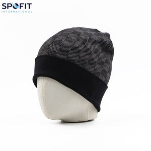 Gorro de Punto Jacquard Unisex Personalizado al por Mayor 2025/2026, Transpirable, Impermeable, 100% Algodón, para Viajes, Playa, Invierno - Product Image 4