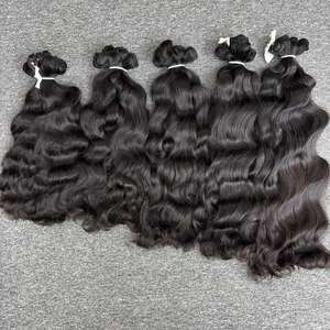 Vente en gros Extensions de cheveux humains bruts Natural wave dans la trame de la meilleure source de qualité - Product Image 1