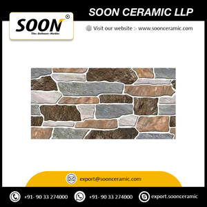 High Quality 250x500mm Digital Ceramic Wall Tile for Bathroom and Hotel Decoration Rustic Design Anti-Slip Acid-Resistant Tiles - Product Image 4