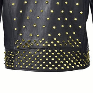 2025 nouvelle mode à la mode pas cher en cuir veste à clous haut de gamme nouveau Design vestes d'hiver à prix raisonnable - Product Image 6