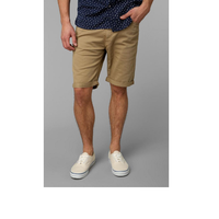 Shorts chino pour homme, grande taille, respirants, super extensibles, coupe slim, décontractés, en coton et élasthanne, pour l'été, avec logo de marque personnalisé
