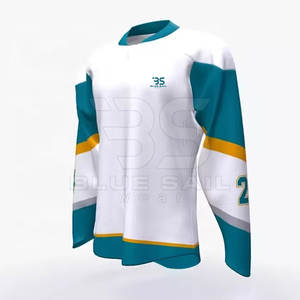 Uniforme de Equipo de Hockey sobre Hielo, Jersey con Cuello Redondo, Acabado Liso y Ajuste Flexible, Jersey de Hockey sobre Hielo de Alta Calidad - Product Image 3