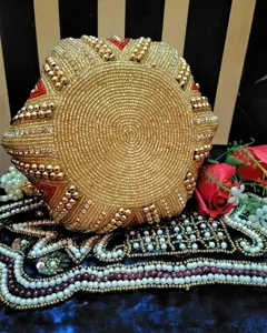 Bolsos de Diseñador para Mujer, Bolsos de Mano, Bolsos de Moda con Bordado, Bolsos Potli Hechos a Mano a Precio de Mayoreo - Product Image 3