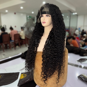 Pelucas de color natural rizado Bumerse negro de alta calidad de cabello humano vietnamita cabello humano real 2025 - Product Image 3