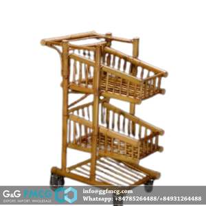 Vente en gros poussette en bambou polyvalente avec roues facile à déplacer simple moderne du Vietnam - Product Image 2