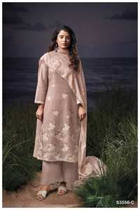 Collection de costumes de fête Salwar Kameez brodés à la main en coton de qualité supérieure disponible au tarif de gros - Product Image 2