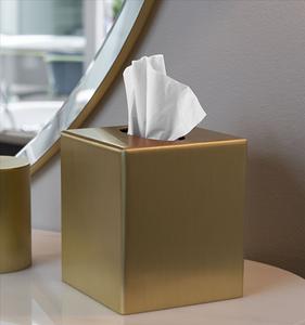 Boîte à mouchoirs rectangulaire multifonction en acier inoxydable de style américain pour la maison et la cuisine, décorative - Product Image 2