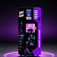 Système pratique de service public pour le lavage automatisé des casques et l'élimination des bactéries – Distributeur automatique de nettoyage de casques