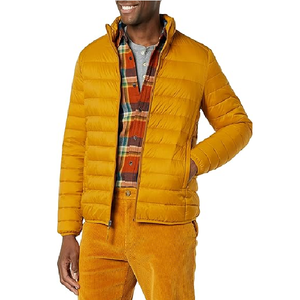 Bangladesh Supplier's <b>Men's</b> Stylish Customized Design Eco-Friendly Breathable 100% Polyester Solid Color <b>Padded</b> Bomber Winter - Product Image 5