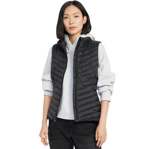 Chaleco Acolchado Impermeable para Mujer, Sin Mangas, Acolchado, Cálido para Invierno, de Nailon, con Cremallera, Talla Grande, Personalizable, Transpirable - Product Image 1