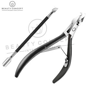 Professional Ergonomic Cuticle Trimmer Cuticle Pusher Nail Cuticle Remover Nipper Stainless Steel Wide Jaw Opening Sharp Blades - Product Image 2