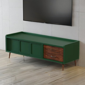 Mesa de TV de alta calidad de diseño minimalista de madera maciza para muebles del hogar, muebles de sala de estar. - Product Image 1