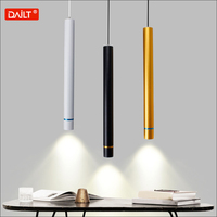 Lampes suspendues cylindriques personnalisées OEM conformes RoHS pour salon, chevet, escalier, lampes LED créatives suspendues