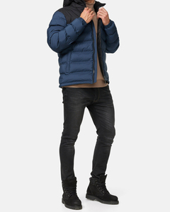 Vestes d'hiver chaudes de haute qualité pour hommes 2025, design personnalisé, tissu léger, veste matelassée à capuche surdimensionnée pour hommes - Product Image 2