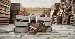 Padlock-01ZZ cadenas à clé tigre en laiton massif, petite serrure de gymnastique jaune, cadenas solide avec la même clé pour boîte à bagages - Product Image 5