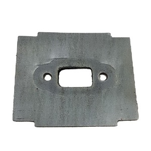 Junta de escape Zenoah Tu26 1E34F, sello de brida compatible, forma plana, hecha de grafito, cobre y acero inoxidable - Product Image 1