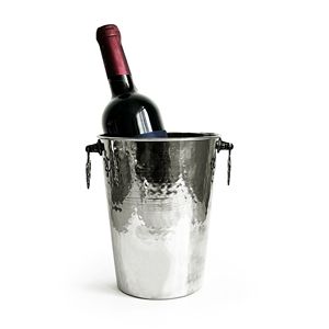 Seau à glace en cuivre martelé à la main, aspect antique, 15 cm - 6 pouces, qualité turque, design authentique vintage, pour les fêtes, écologique - Product Image 5