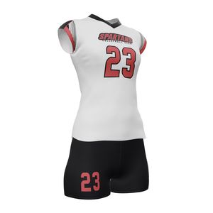 ชุดวอลเลย์บอลแขนสั้นสำหรับผู้หญิงทนทานใช้ในการปฏิบัติงานพิมพ์ - Product Image 2