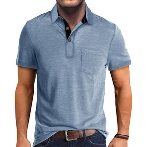 T-shirt léger d'été pour homme, manches courtes, séchage rapide, couleur unie, décontracté, pour tous les jours - Product Image 3