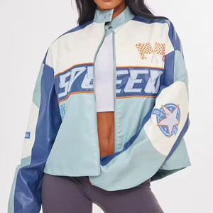 เสื้อแจ็คเก็ตมอเตอร์ไซค์หนังระบายอากาศสำหรับฤดูร้อน ผู้ชาย ผู้หญิง ป้องกันการตก กระแทก สไตล์วินเทจ แขนเสื้อถอดออกได้ - Product Image 1