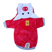 Vêtements pour animaux de compagnie faits à la main, petit cochon à capuche manteau vêtements pour animaux de compagnie automne hiver peluche Cartoon Pet Warmer Costume doux mode mignon