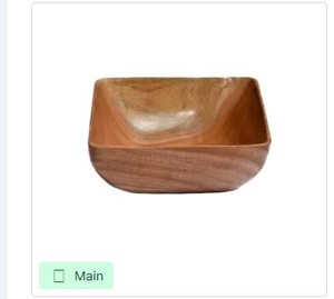 Bol de service en bois de manguier artisanal avec pieds en laiton élégants pour une mise en scène de table élégante, décoration moderne de la maison et utilisation polyvalente - Product Image 3
