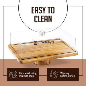 Decorative wooden cake <b>stand</b> for <b>cupcakes</b> pastries and home kitchen display Tradebyd - Product Image 3