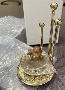 เครื่องพ่นน้ำมันหอมระเหยทองเหลืองแท้ปรับอากาศได้เครื่องหอมทางศาสนาสไตล์วินเทจสำหรับบ้านสำนักงาน - Product Image 2