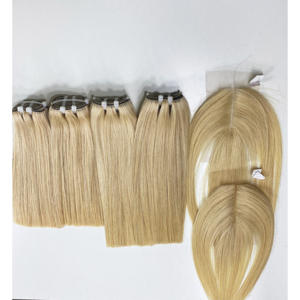 วิกผมตรงสีบลอนด์ HD เกรดพรีเมียม ยี่ห้อ Timehair แบบใส  ติดตั้งง่าย ผมเวียดนามแท้  ต่อผมแบบเส้น  คุณภาพสูง - Product Image 2