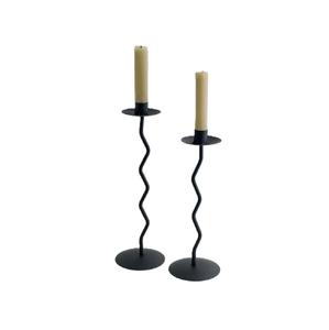 Candélabre de sol en fil de fer forgé bougeoir nouvelle vente taille personnalisée forme couleur utilise dans la décoration intérieure - Product Image 4