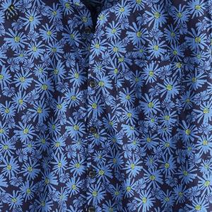 Chemise de plage décontractée pour hommes Impression hawaïenne colorée Vêtements de plage d'été à manches courtes Chemises décontractées pour hommes - Product Image 2