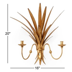 Bougeoir en métal rustique de luxe support de Table en fer décoratif accent de pièce maîtresse moderne pour chambre salon salle à manger - Product Image 3