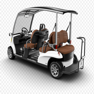 Nouvelle énergie 6 places personnalisées 7.5KW AC moteur lithium-ion batterie 30mph levé hors route chariots de golf électriques - Product Image 1