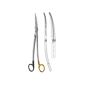 Tiêu chuẩn <span class=keywords><strong>siebold</strong></span> Hướng dẫn sử dụng kéo 24.5cm CE chứng nhận phẫu thuật kéo để cắt mổ xẻ mô xử lý y tế thủ tục - Product Image 2