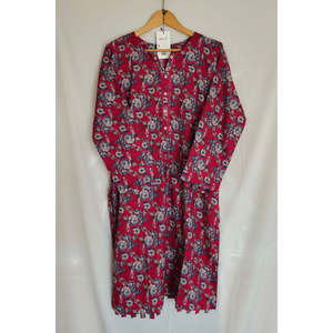 Ensemble robe décontractée 2 pièces en crêpe imprimé numérique pour le printemps-été - Product Image 1