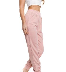 Pantalones de chándal para correr de algodón/poliéster ligeros para mujer Logotipo oscuro Recién llegado Streetwear Bolsillos laterales lisos Casual OEM - Product Image 4